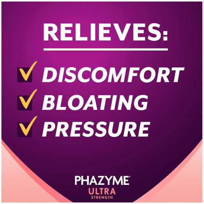 Phazyme Ultra Strength Gas & Bloating Relief, Works in Minutes, 12 Fast Gels, 3 Pack PhazymeUS supplements
