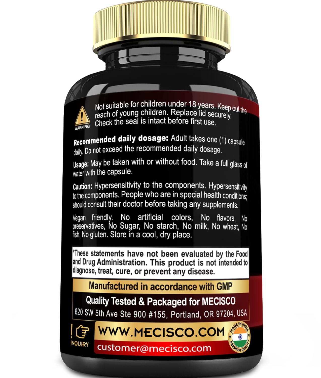 7in1 Irish Sea Moss Capsules 6750 Mg with Organic Bladderwrack & Burdock Root, Turmeric, Apple Cider Vinegar - Raw Seamos Pills for Hair, Skin, Thyroid Healths - 90 Caps for 3-Month Supply MeciscoAu supplements