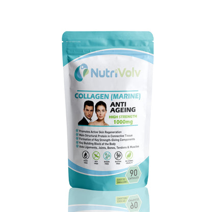 Nutrivolv Collagen Marine (1000mg) Supplement for Skin , Anti Ageing NutrivolvUS supplements