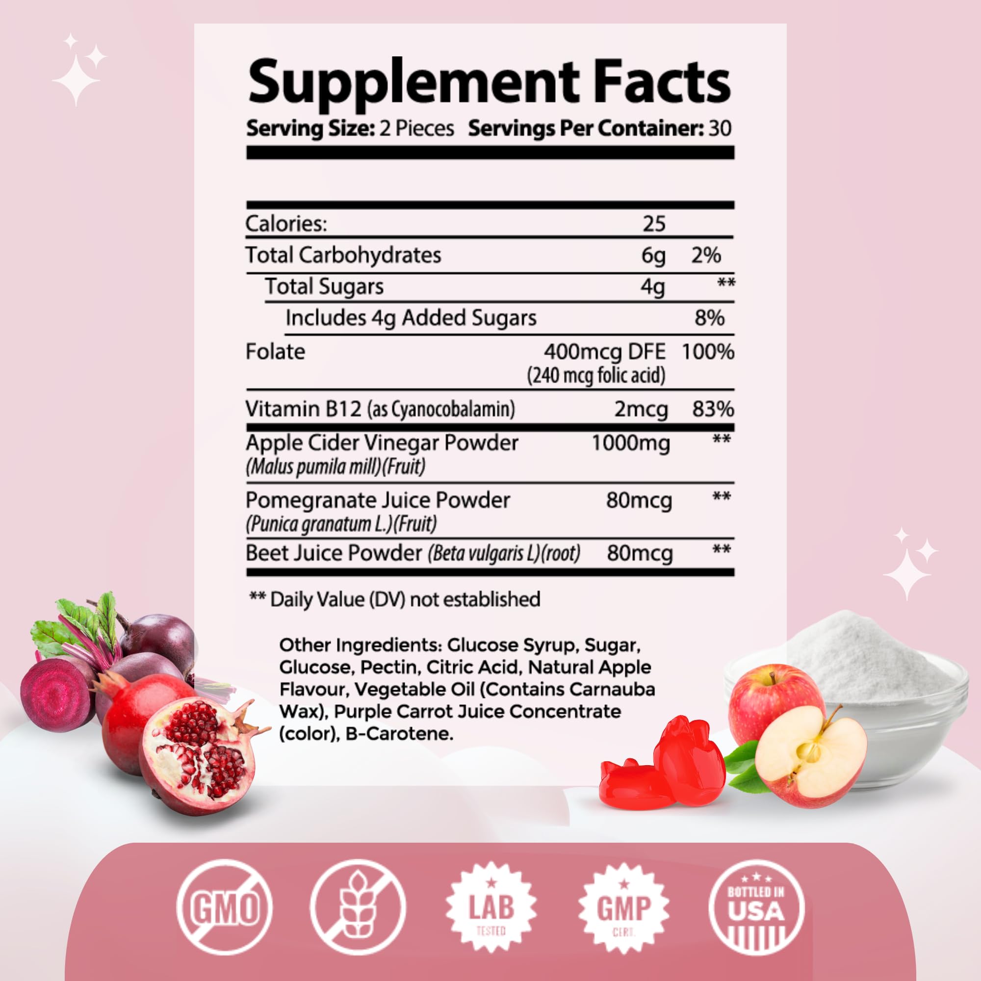 Probiotics for Vaginal Probiotics for Vaginal Odor Control, Balanced PH Levels Plus Apple Cider Vinegar Gummies Mommyz LoveAu supplements