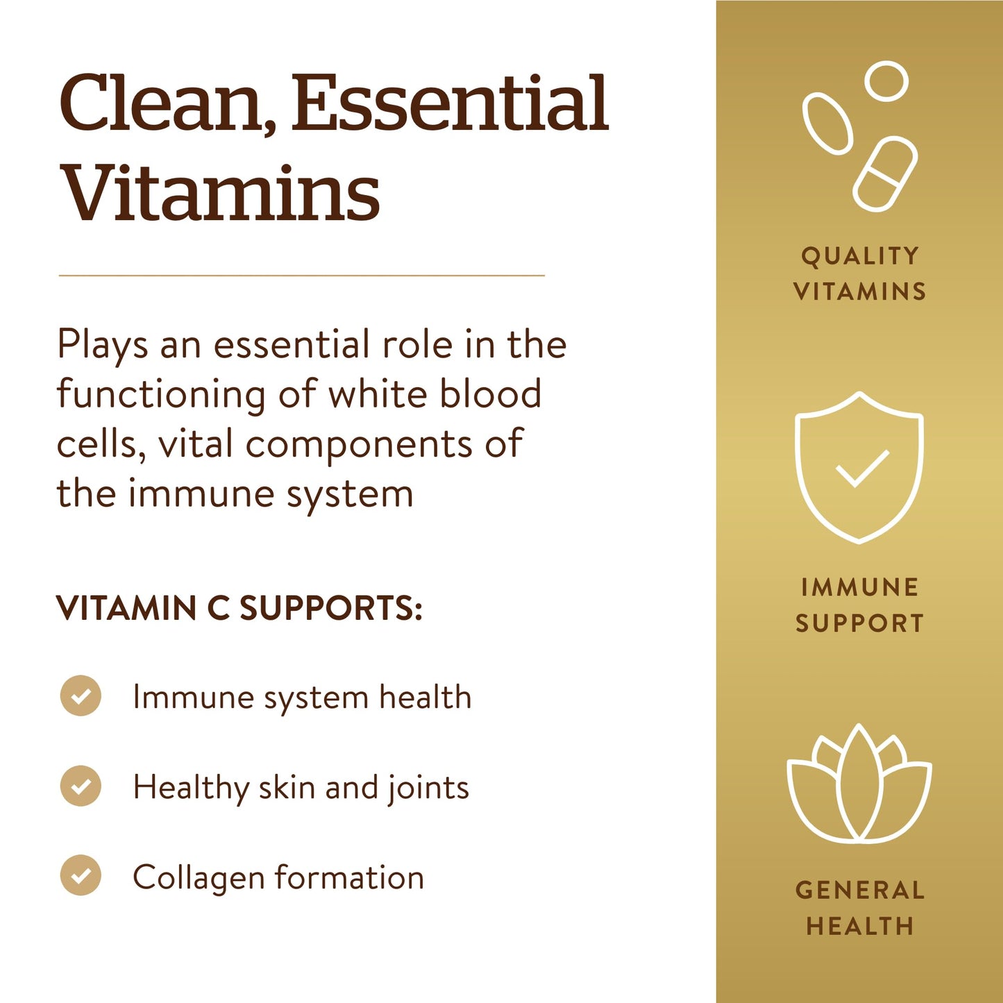 Solgar Vitamin C 1000mg - Healthy Immune System - Helps Fight Free Radicals - Vegan SOLGARUS supplements