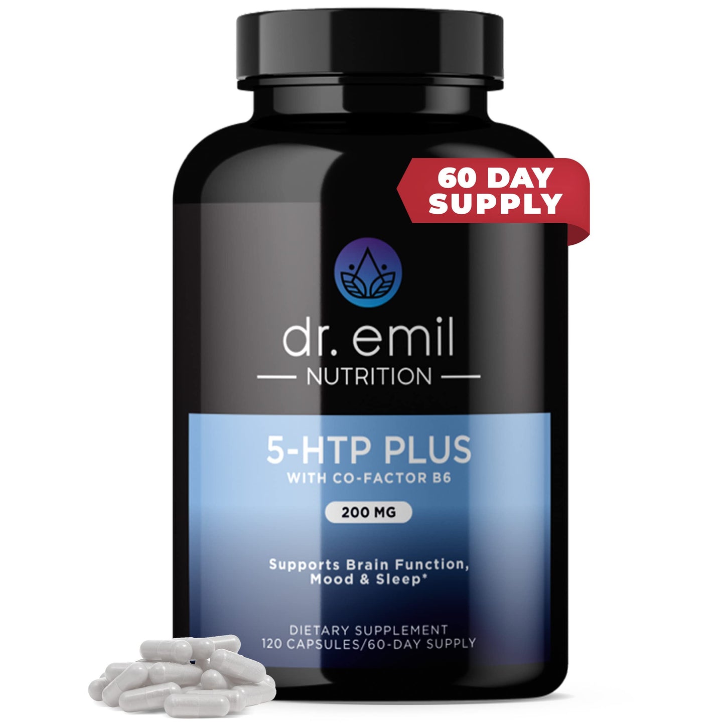DR EMIL NUTRITION 200 MG 5-HTP Plus with SAM-e for Mood, Stress, and Sleep DR EMIL NUTRITIONUS supplements