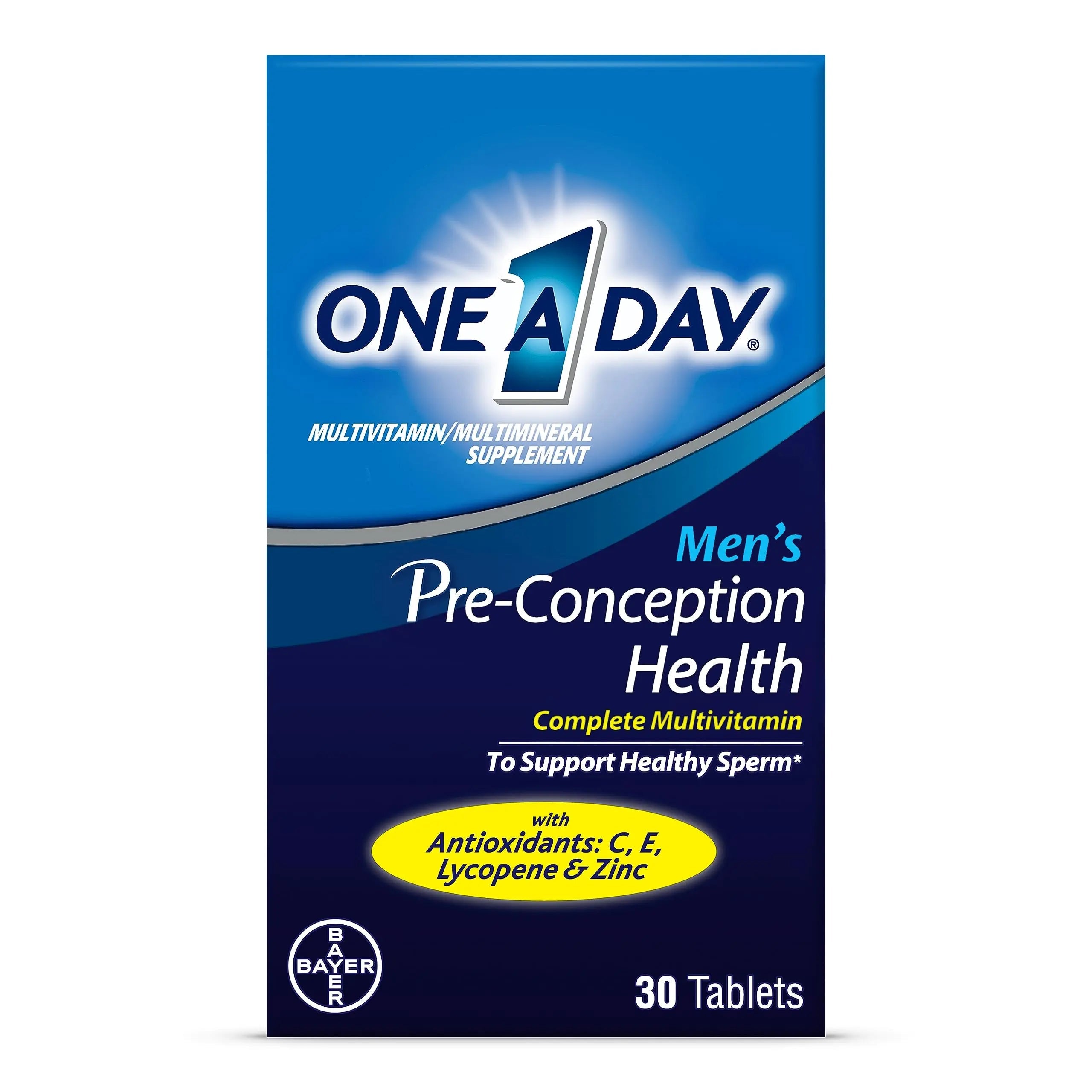 One A Day Men's Pre-Conception Health Multivitamin to Support Healthy Sperm, Supplement for Men ONE A DAYAu supplements