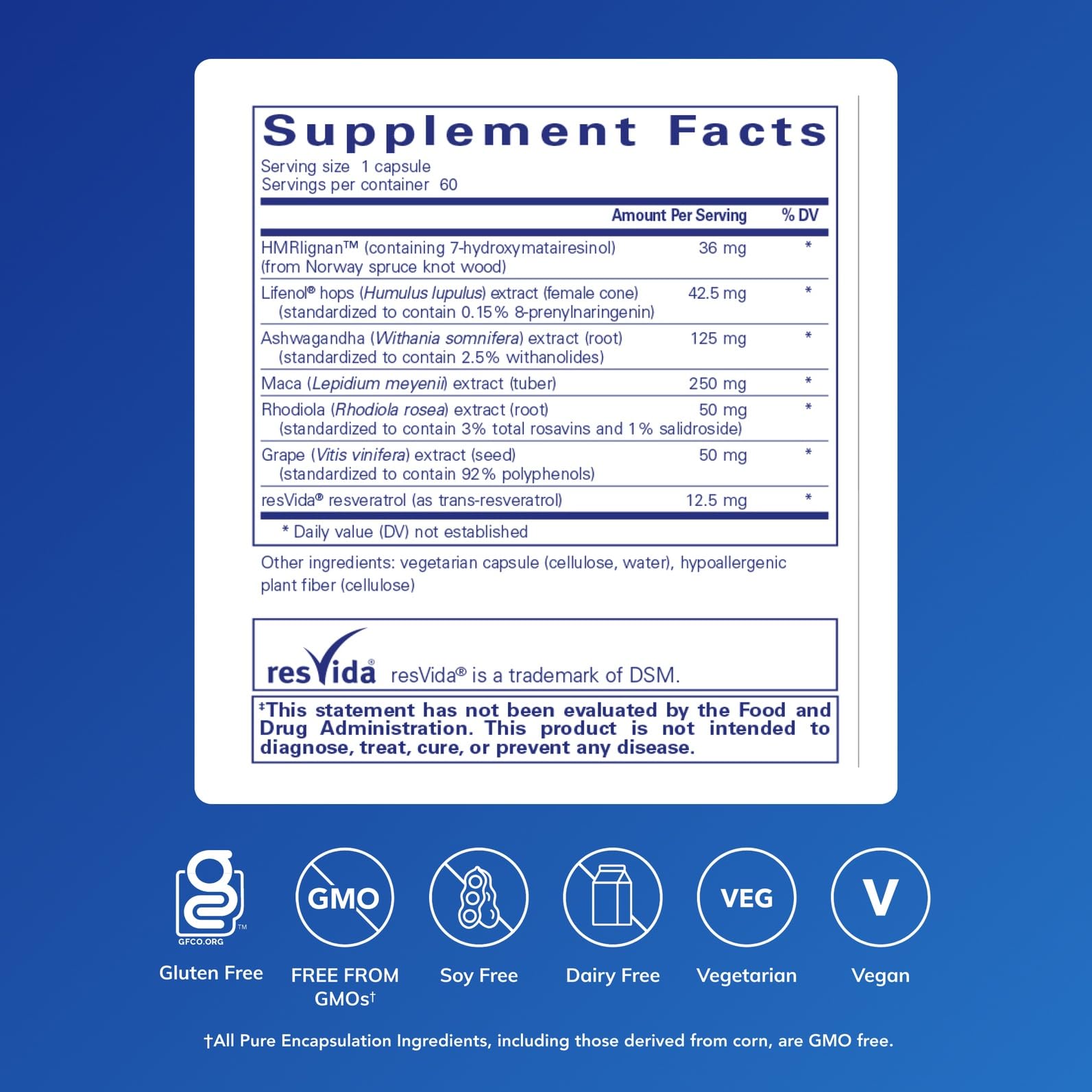 Pure Encapsulations MenoVive | Broad | Range Support for Menopausal Health and Comfort* | 60 Capsules Pure EncapsulationsAu supplements