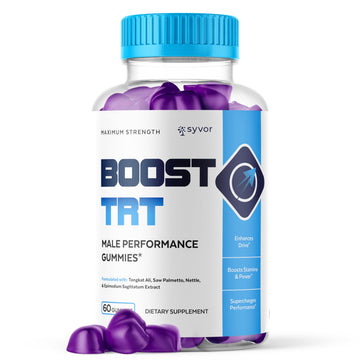 Boost TRT Gummies for Men, Official Boost TRT Male Performance Gummys with Natural Ingredients, Advanced BoostTRT Men's Gummy Supplement with Maximum Strength Premium Vitamins (60 Gummies) SyvorAu supplements