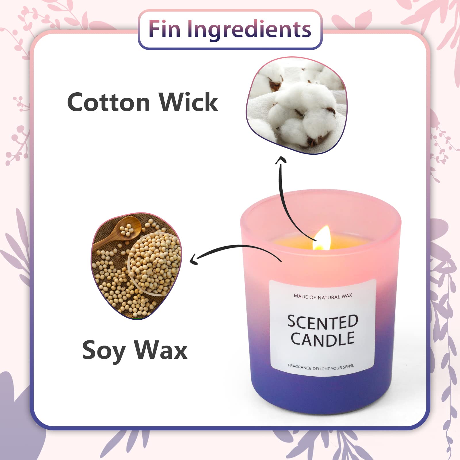 Candles, Scented Candles, Candles for Home Scented, Scented Candle Gift Set for Women STRNAu supplements