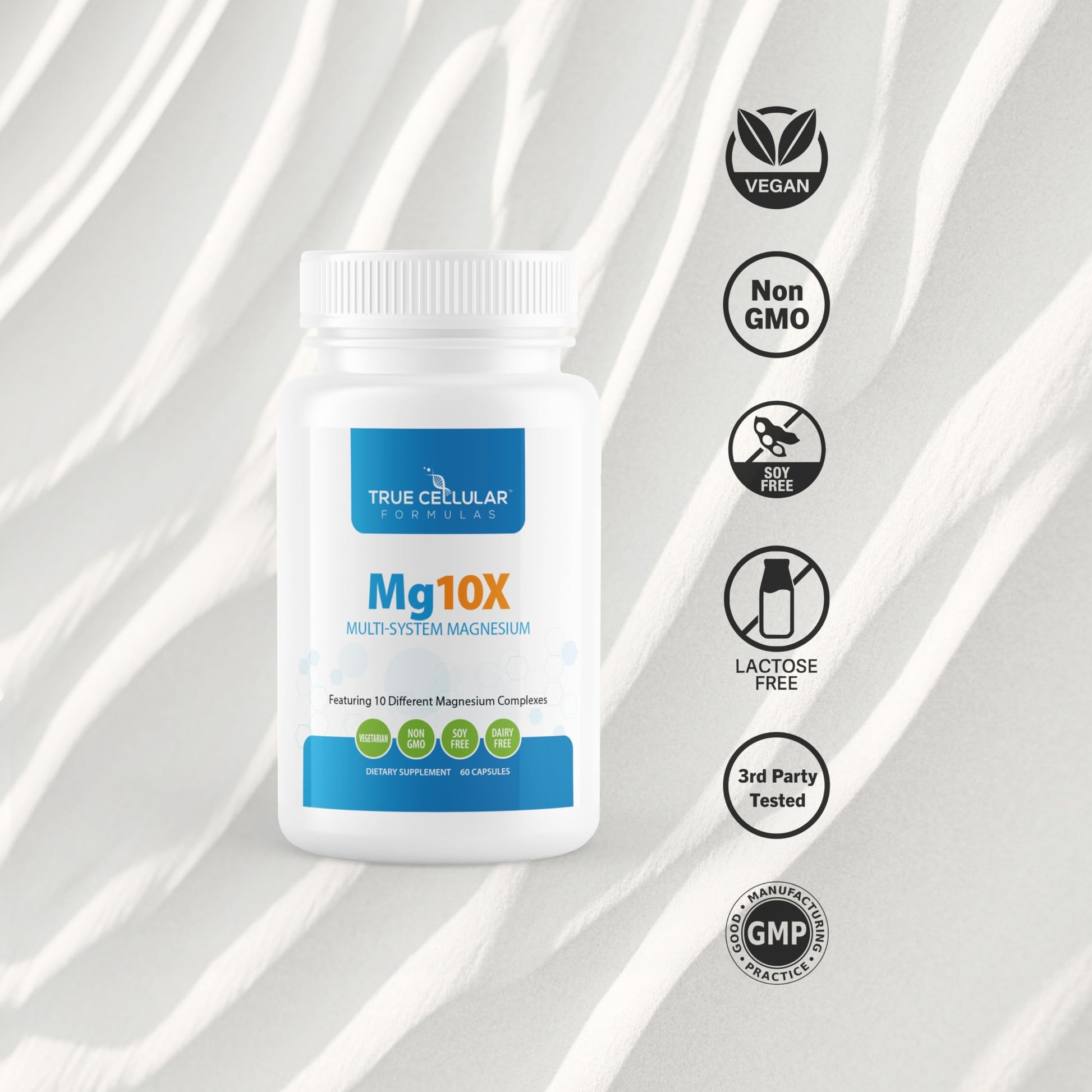 True Cellular Formulas Mg10X Multi-System Magnesium | Supplement to Support Sleep - 60 Capsules | Enhanced Sleep, Immune System & Metabolic Support | Includes Magnesium Glycinate, Citrate and More True Cellular FormulasAu supplements