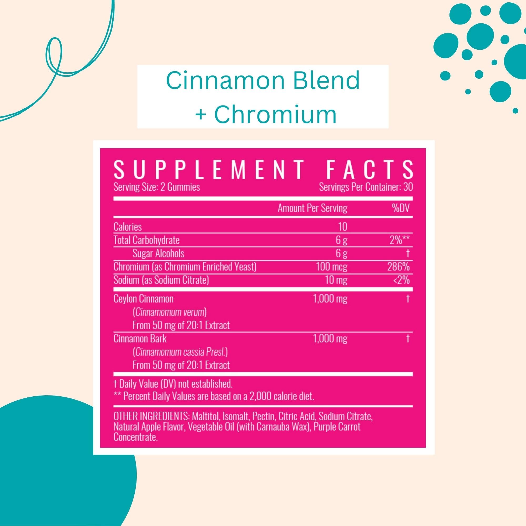 PCOS Herbal Gummies: Manage Cravings and Hormonal Balance; Cinnamon Complex PCOS Herbal TeaAu supplements