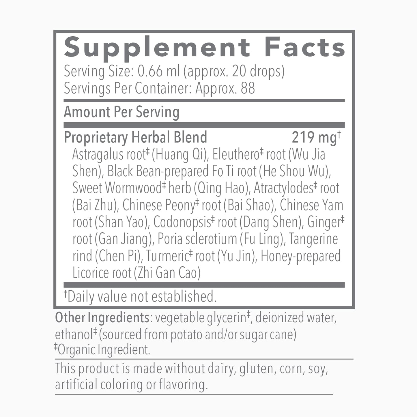 Bio-Botanical Research Biotonic Adaptogenic Tonic - Liquid Tincture Drops Adaptogen Supplement to Help Restore Energy & Help Reduce Occasional Fatigue - Herbal Elixir for Immune Support (2 oz) Bio-Botanical ResearchUS supplements