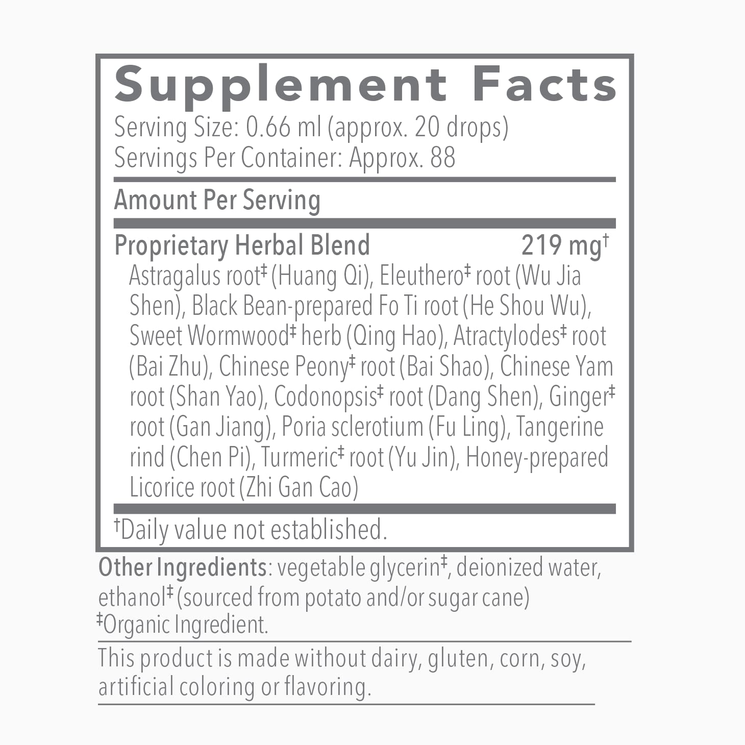 Bio-Botanical Research Biotonic Adaptogenic Tonic - Liquid Tincture Drops Adaptogen Supplement to Help Restore Energy & Help Reduce Occasional Fatigue - Herbal Elixir for Immune Support (2 oz) Bio-Botanical ResearchUS supplements