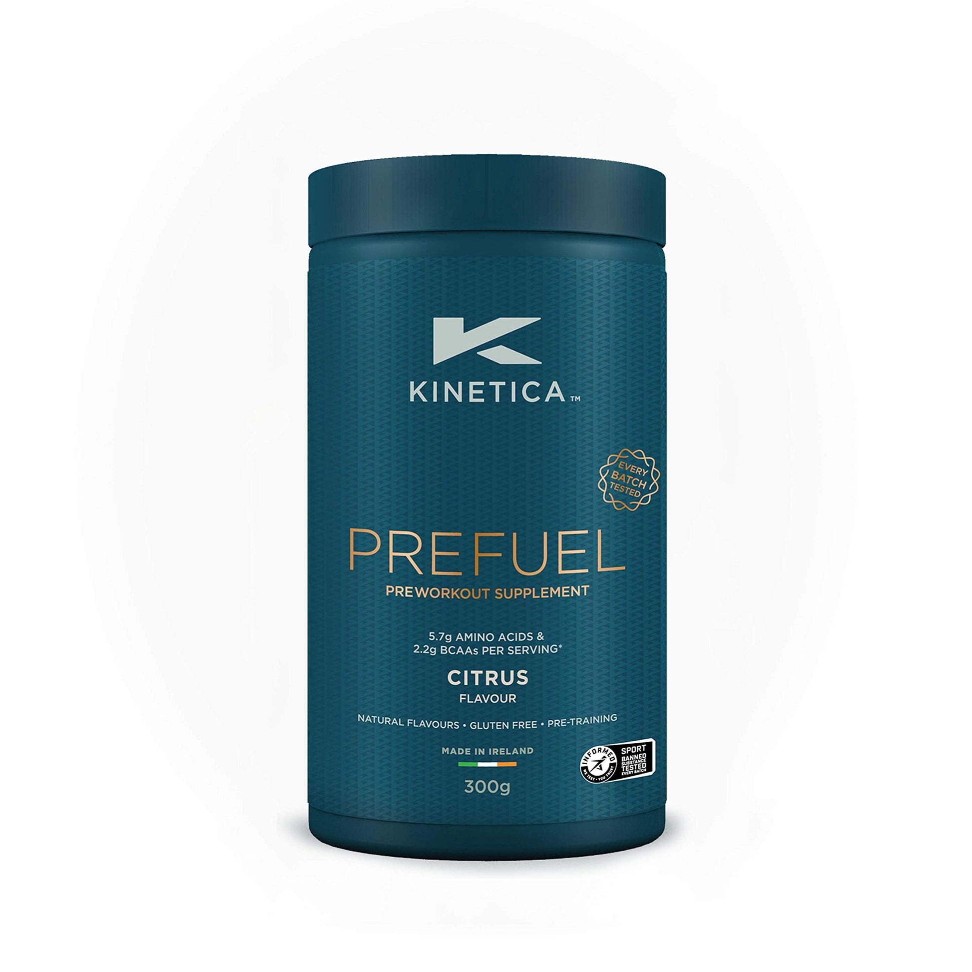 Kinetica PreFuel, Pre Workout, 5.7g Amino Acids & 2.2g BCAA's per Serving, 30 Servings KineticaUS supplements