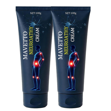 Bare Basics MAVETTO Neuropathy Relief Cream, Neurosoothe Formula Nerve Cream, Contains Capsaicin, Arnica, Menthol, MSM and Glucosamine, Improve Joint Discomfort, Increase Mobility (2pcs) Bare BasicsAu supplements