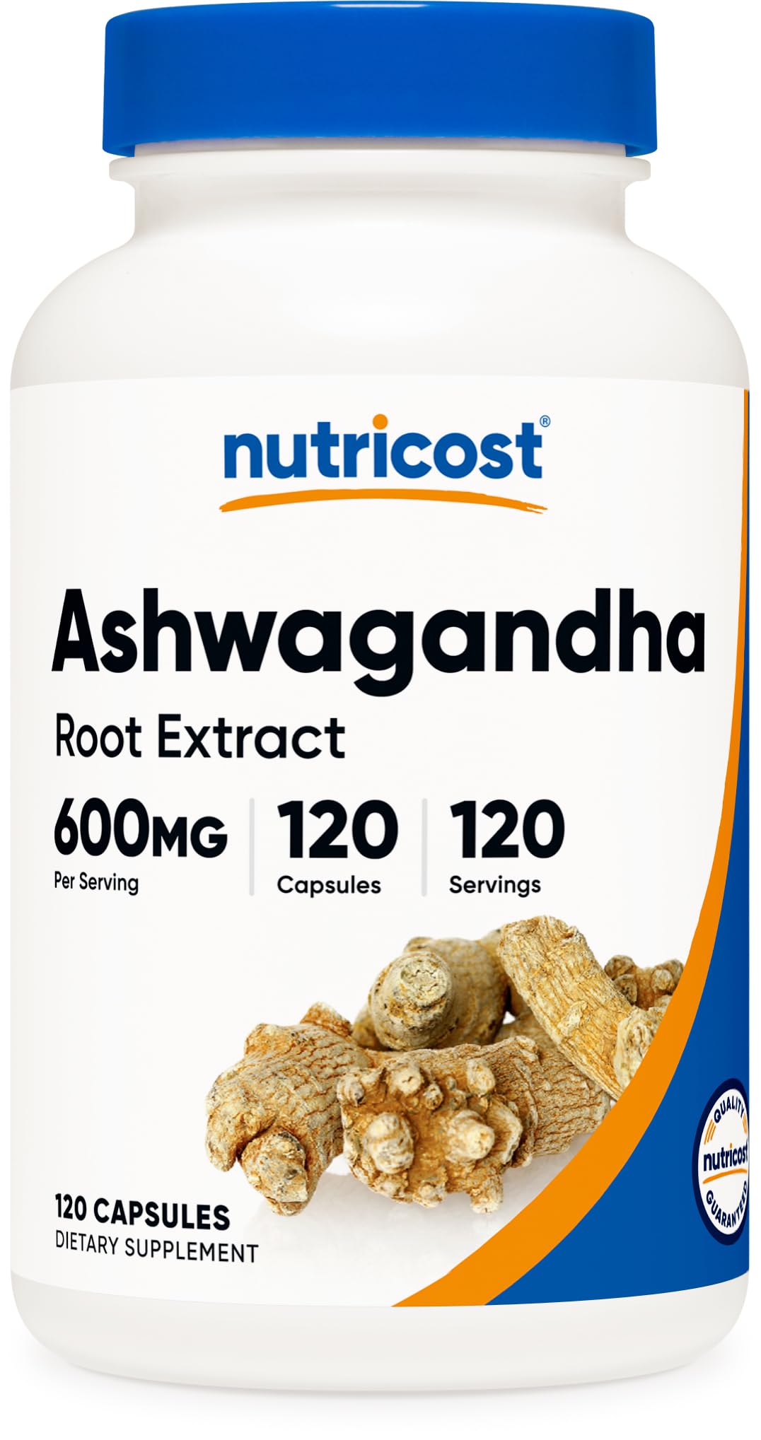 Nutricost Ashwagandha Herbal Supplement 600mg, 120 Capsules - Vegetarian, Non-GMO, Gluten Free, Ashwagandha Root NutricostAu supplements
