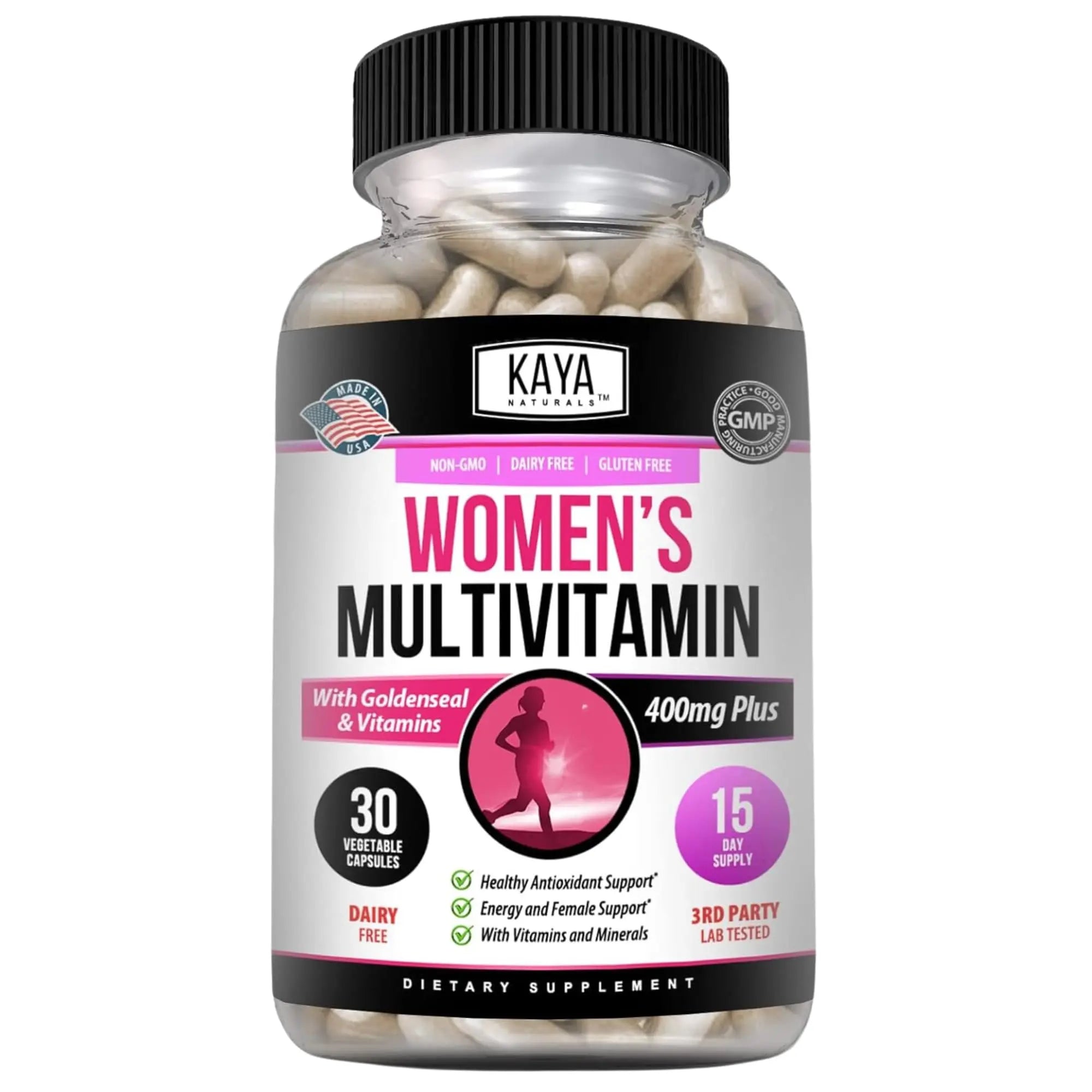 Kaya Naturals Women's Multivitamin, Overall Healthy Antioxidant, and Immune Support, Vitamins A, D, C, E, Biotin Kaya NaturalsAu supplements
