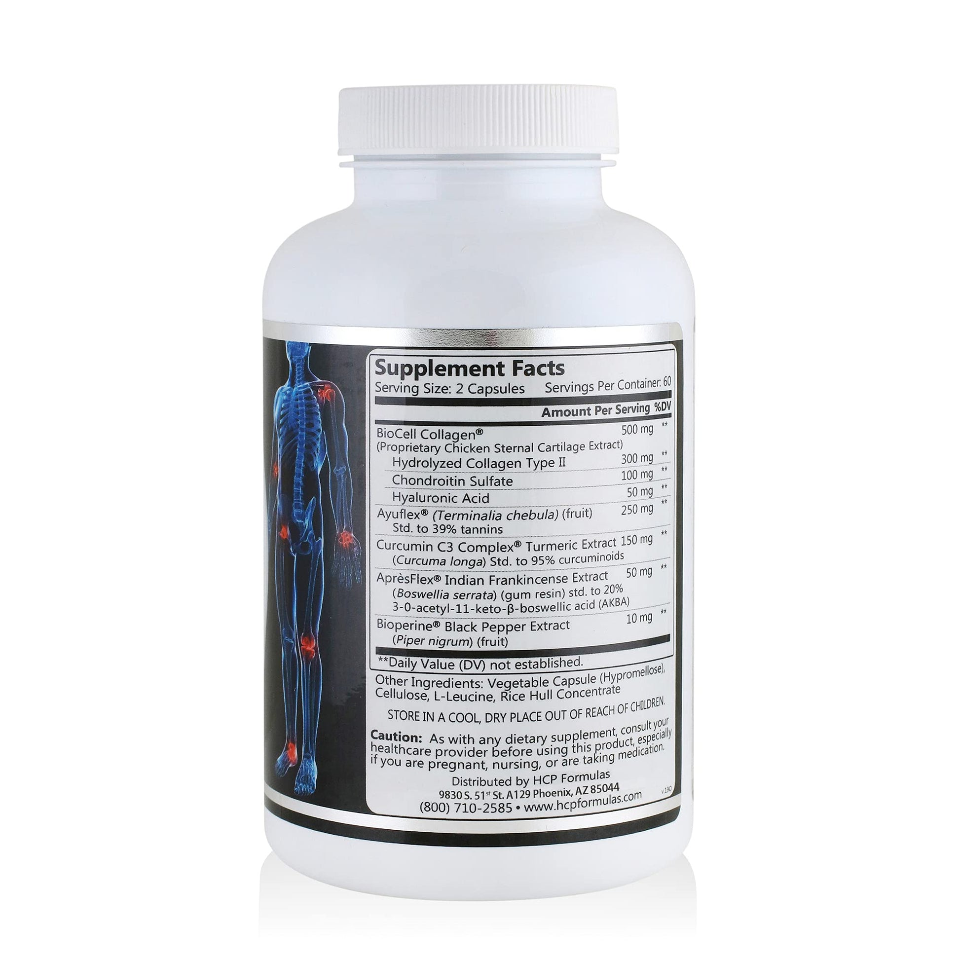 HCP Formulas - Synovera - Joint Support Complex with Turmeric Extract & Collagen - Mobility & Flexibility - Healthy Joints, Tendon, Ligament, and Synovial Tissue - Dietary Supplement - 120 Caps HCP FormulasAu supplements