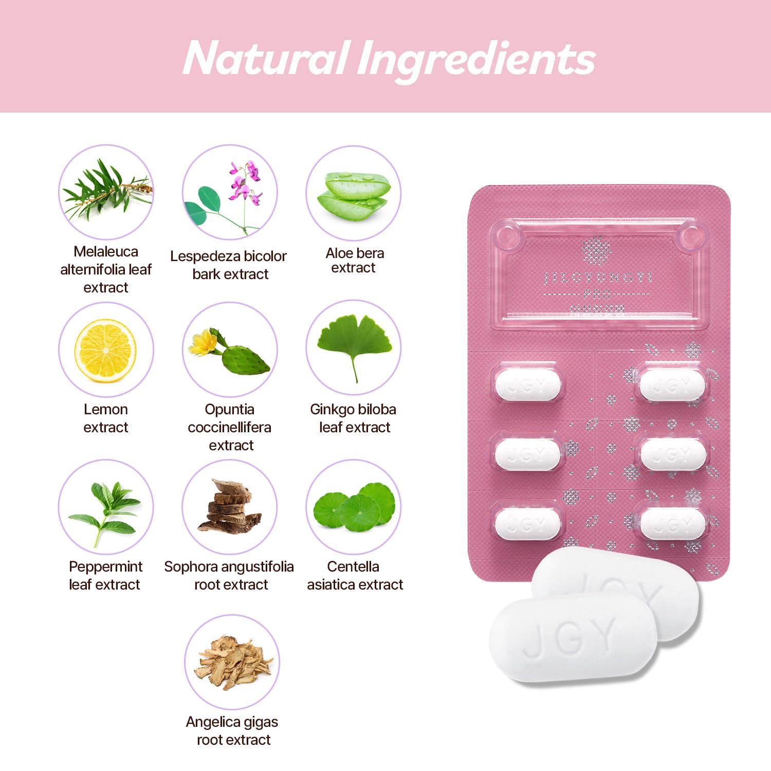 JILGYUNGYI PRO Feminine Wash Tablets - Feminine Intimate Solution - Moisturizing, Tightening JILGYUNGYIAu supplements