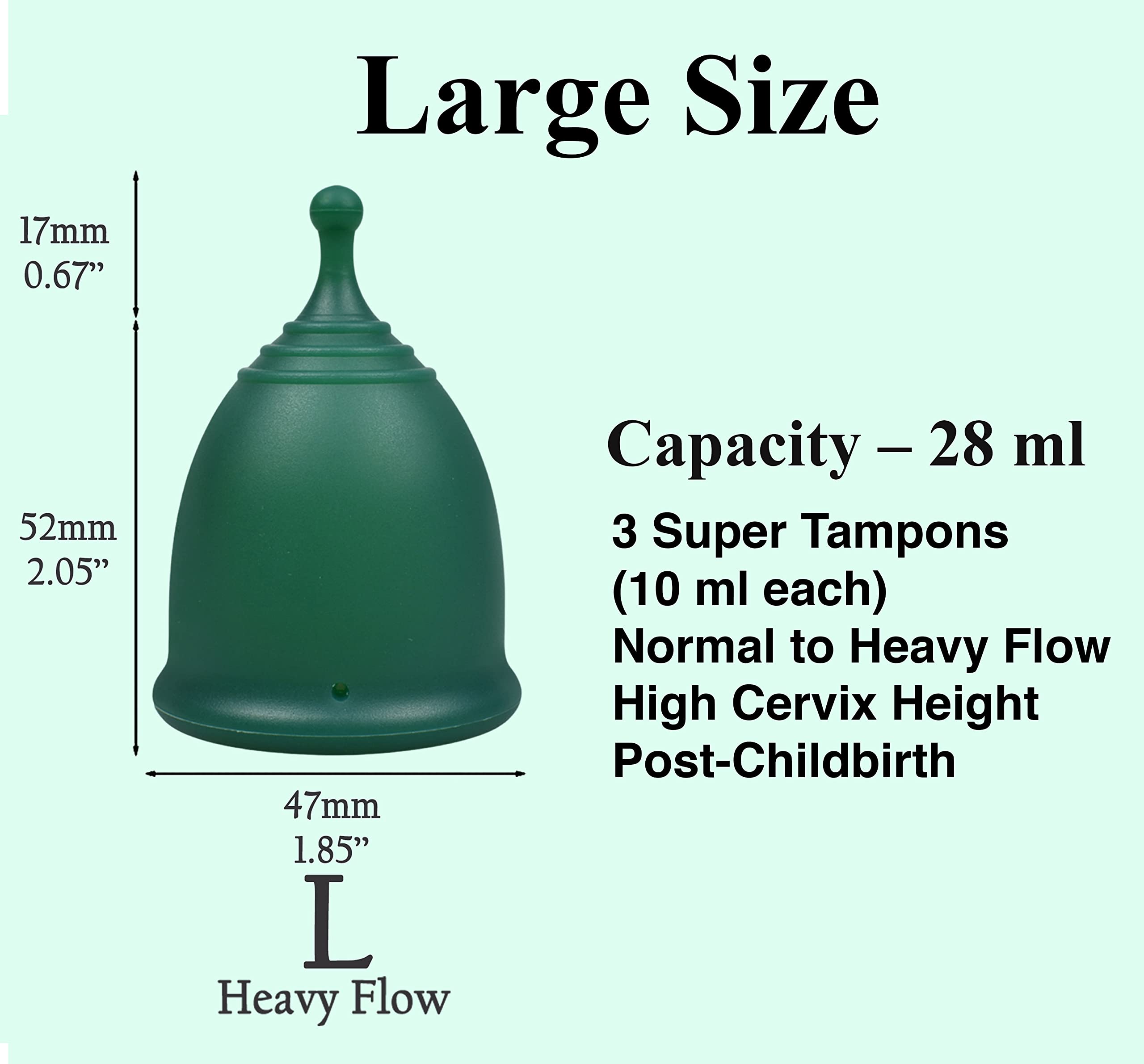SHORDY Reusable Menstrual Cup (Small & Large) Set of 2 with Box, 100% Soft Silicone, Copa Menstruelle SHORDYAu supplements