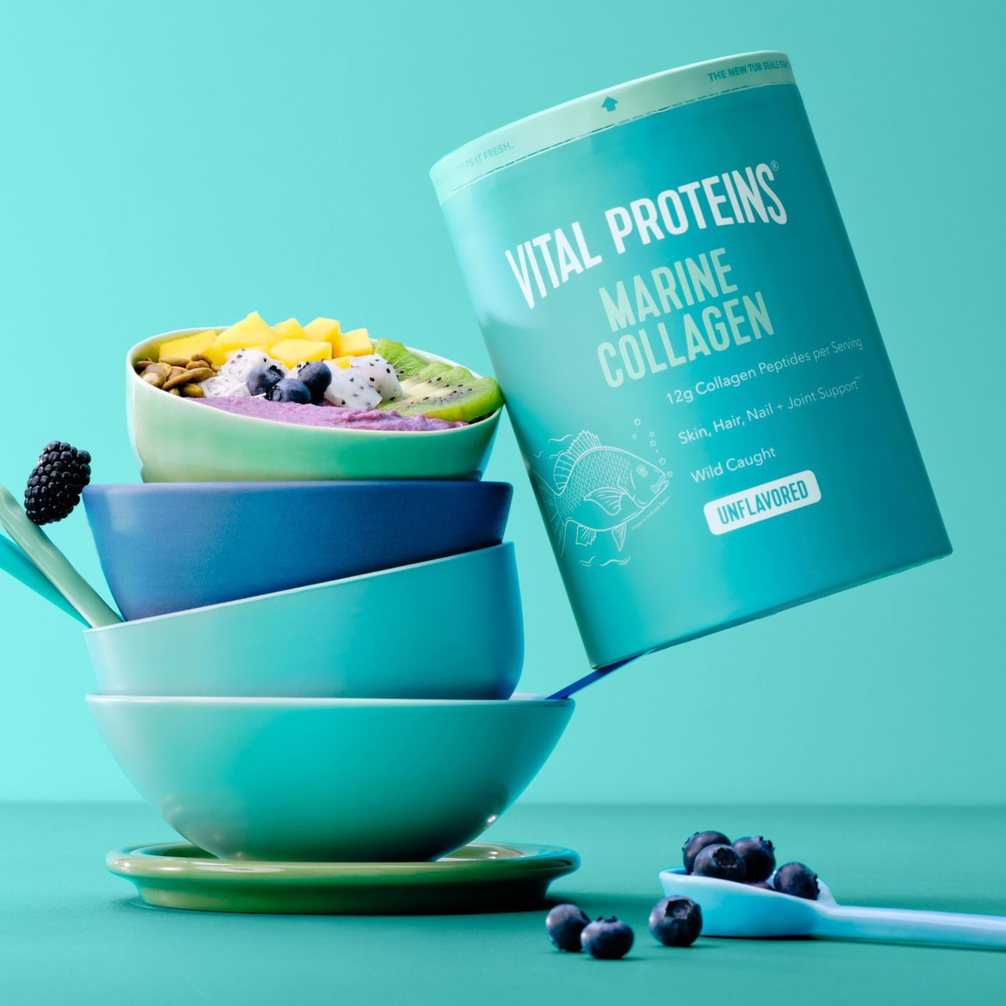 Vital Proteins Marine Collagen Peptides Powder Supplement for Skin Hair Nail Joint - Hydrolyzed Collagen Vital ProteinsUS supplements
