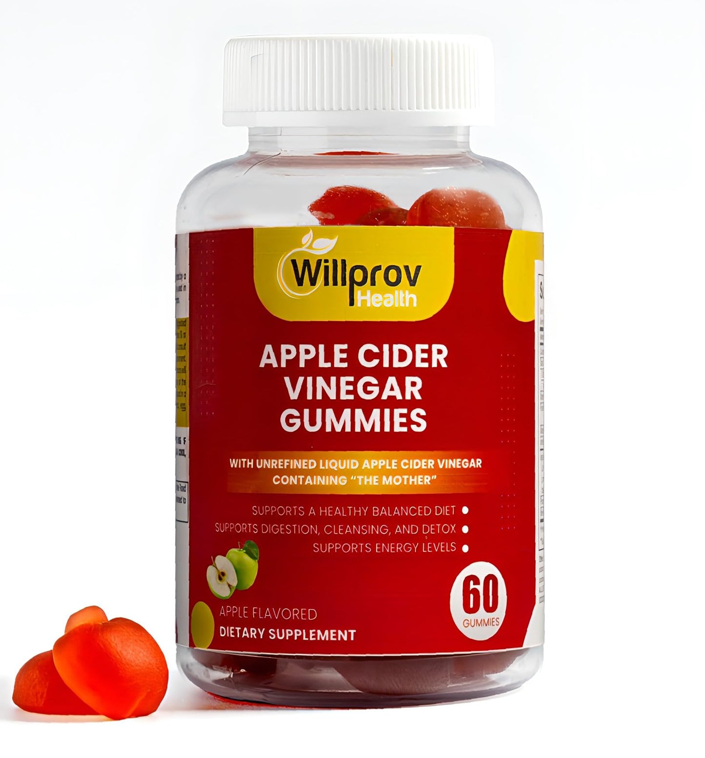 Willprov Health Apple Cider Vinegar Gummies - 1000mg ACV with Mother for Metabolism Willprov HealthUS supplements