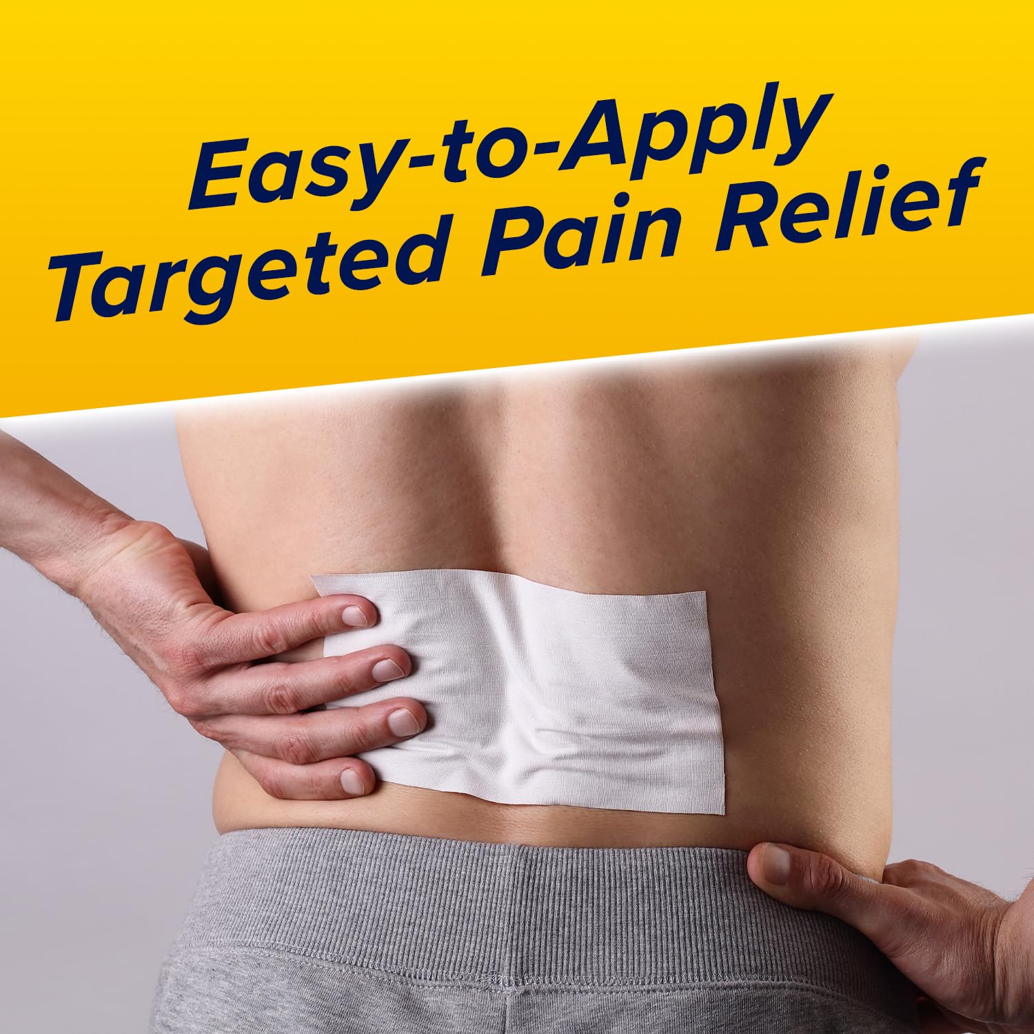Aspercreme Lidocaine Pain Relief Patch XL for Back, Neck & Shoulder Pain, Topical Patches with Max-Strength 4% Lidocaine & Flexible Fabric Numbs Away Pain, 3 Ct. AspercremeAu supplements