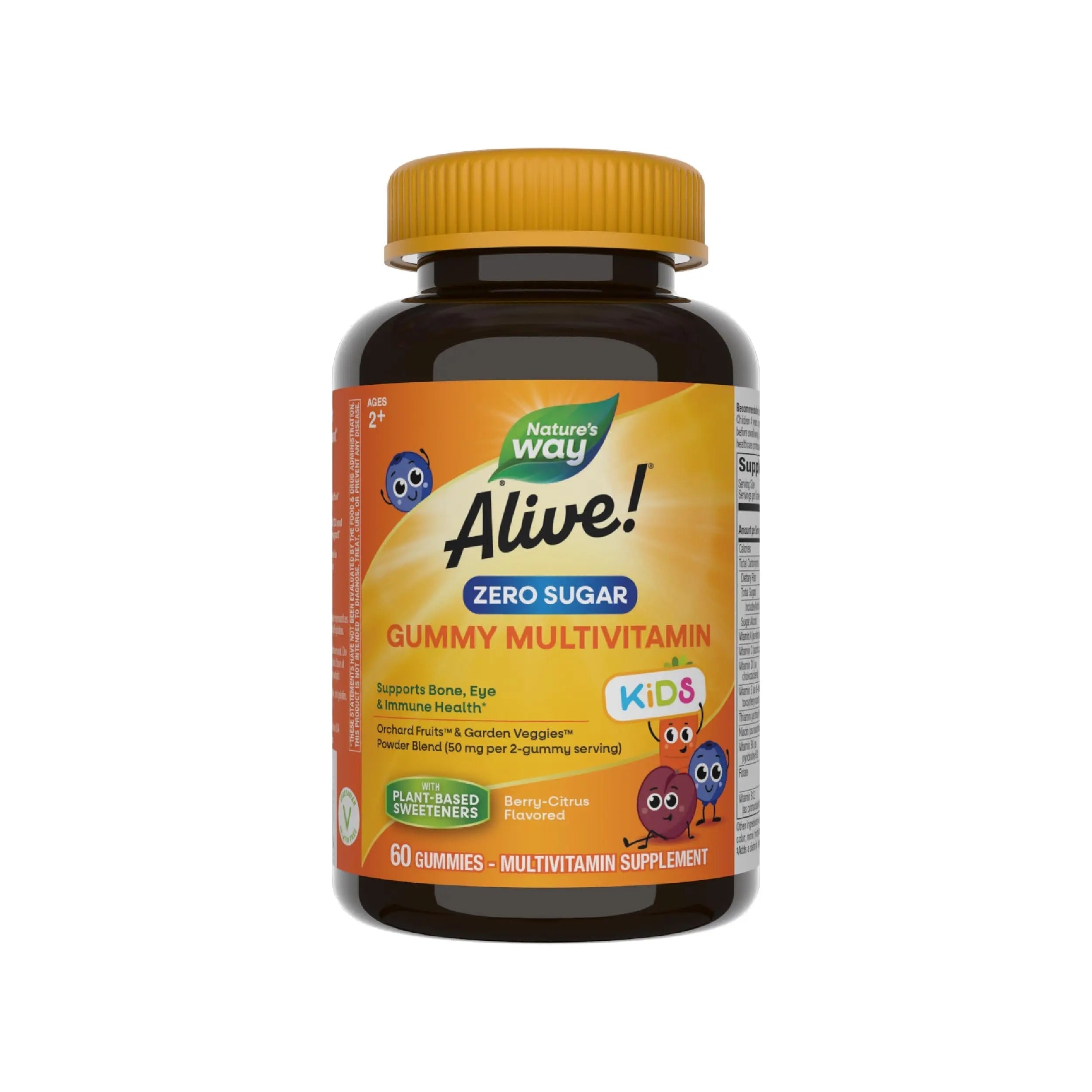 Nature’s Way Alive! Kids Zero Sugar Gummy Multivitamins, for Kids Ages 2+, Supports Bone, Eye & Immune Health Nature's WayAu supplements