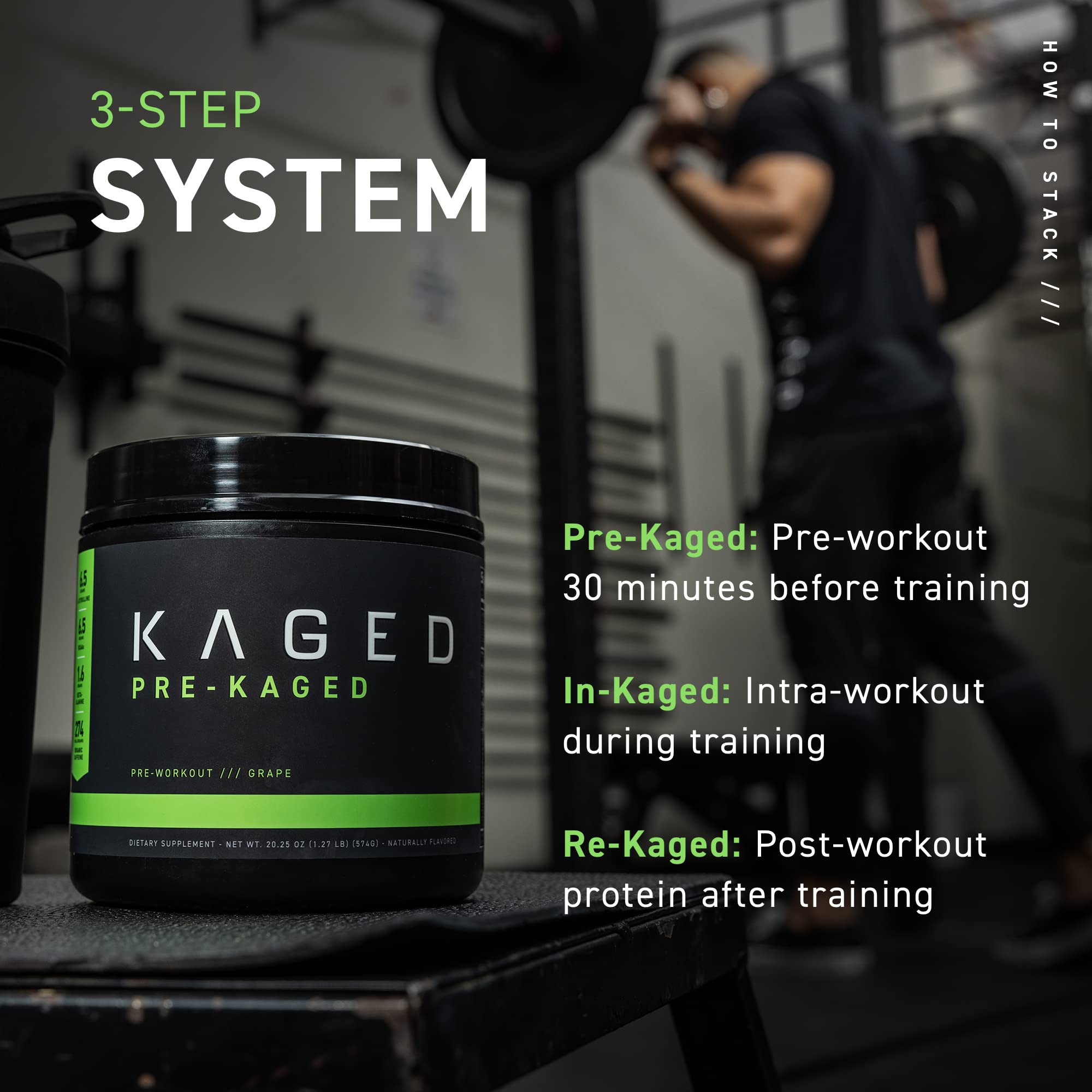Kaged Original Pre Workout Powder | Berry Blast | Pre-Kaged | Formulated with Creatine KagedAu supplements