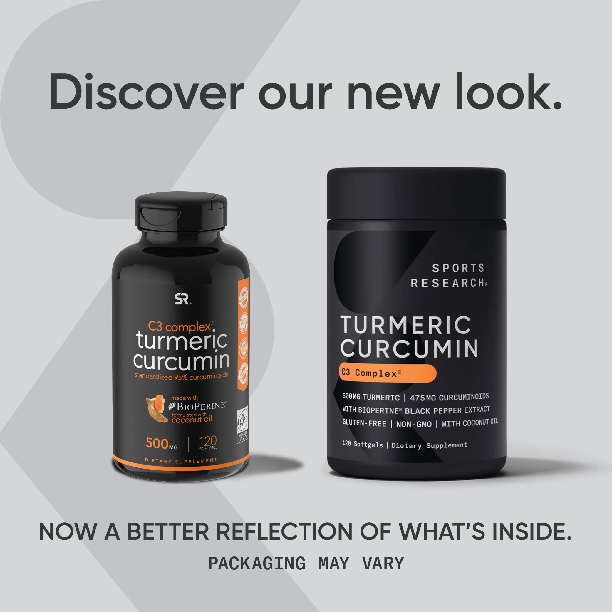 Sports Research Turmeric Curcumin C3 Complex 500 mg, Enhanced with Black Pepper Sports ResearchAu supplements