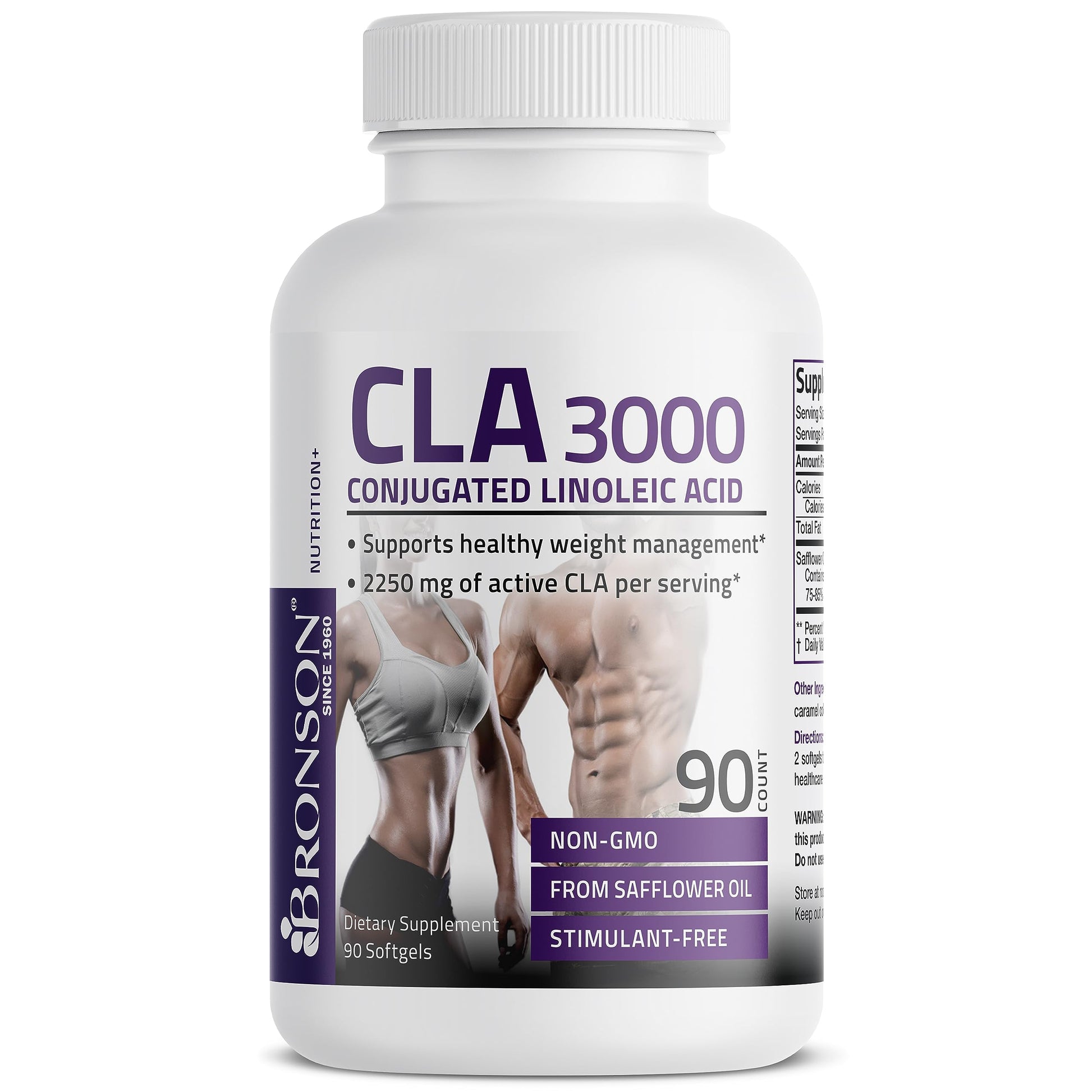 Bronson CLA 3000 Extra High Potency Supports Healthy Weight Managem BronsonAu supplements