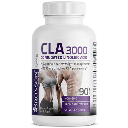 Bronson CLA 3000 Extra High Potency Supports Healthy Weight Managem BronsonUS supplements