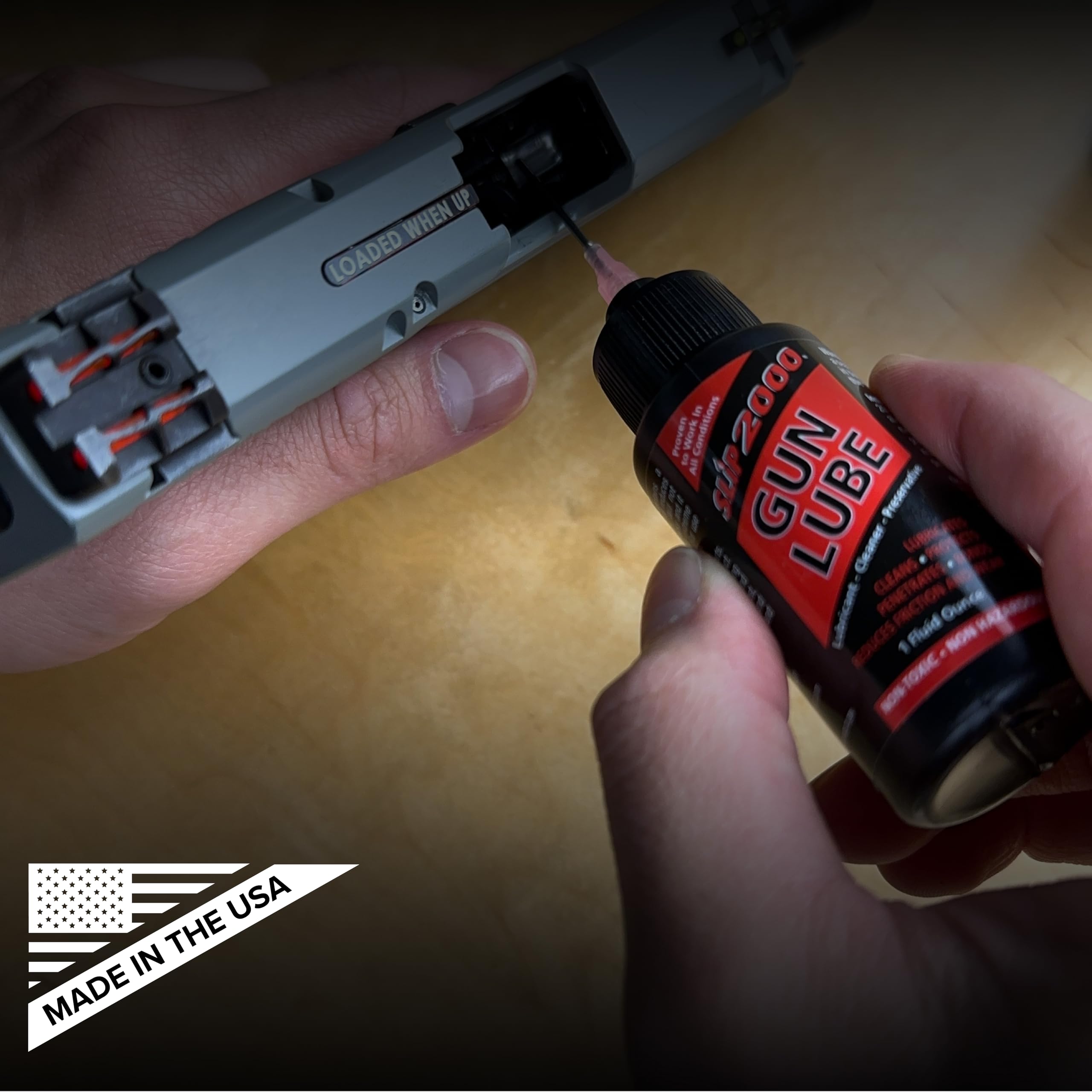 Slip 2000 Gun Lube, 100% Pure Synthetic CLP, Performs in All Conditions, Gun Lubricants for Peak Performance, Reduces Heat, Eliminates Excessive Wear, Shotguns, Rifles and Pistols, 4-Ounce Pump Slip2000Au supplements