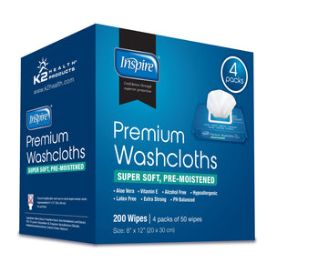 Inspire Adult Wet Wipes, Adult Wash Cloths, Adult Wipes for Incontinence InspireAu supplements