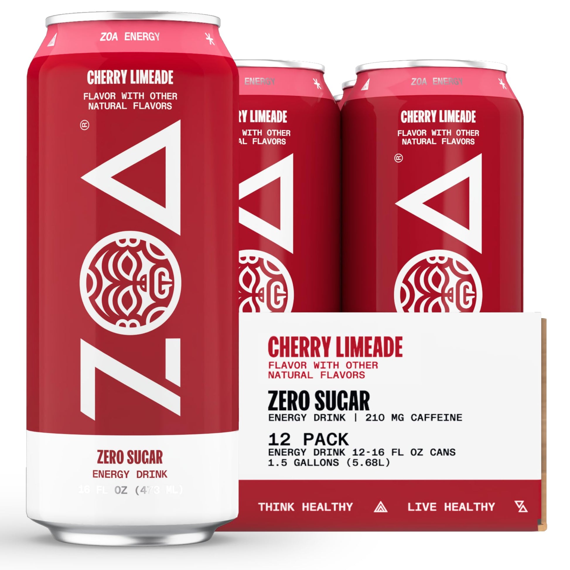 ZOA Energy Drink & Pre-Workout Powder Bundle, Cherry Limeade ZOAAu supplements