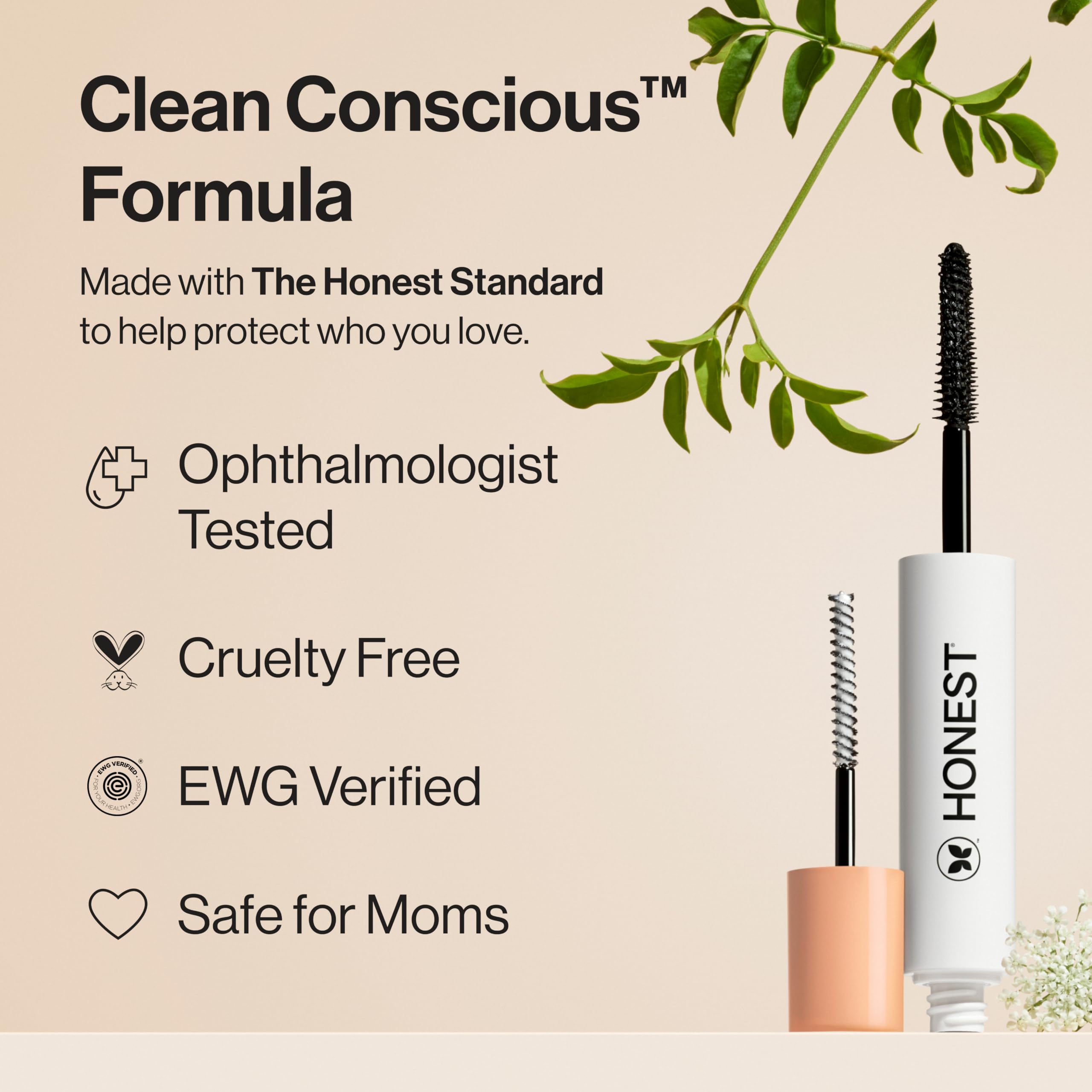 Honest Beauty 2-in-1 Extreme Length Clean Mascara + Lash Primer | Lengthening + Volumizing | Cruelty Free + Safe for Sensitive Eyes | Black, .27 fl oz Honest BeautyAu supplements