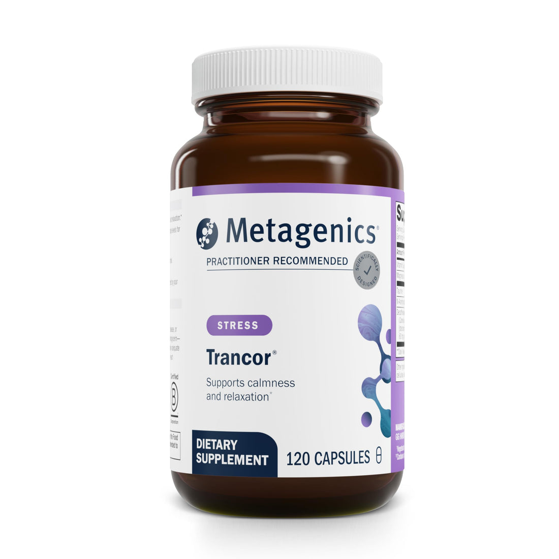 Metagenics Trancor - GABA, L-Theanine, Taurine, NAC & Green Tea Extract - Supports Calmness, Mood Balance, Sleep & Focus - Non-GMO, Gluten-Free, Dairy-Free, Vegan - cGMP Certified - 120 Capsules MetagenicsAu supplements