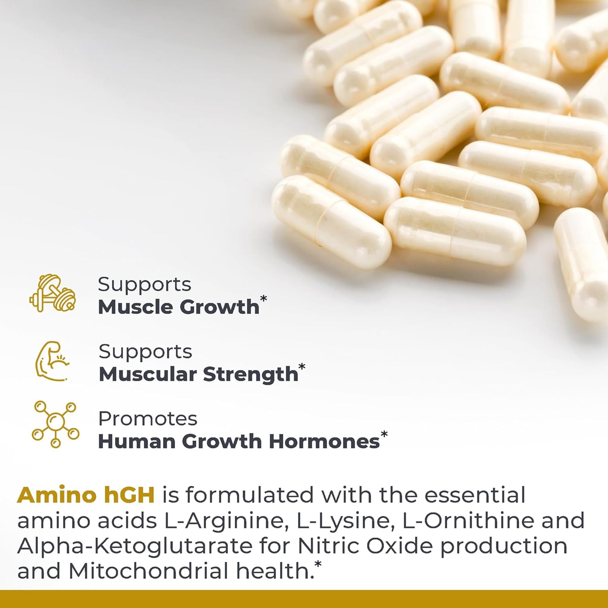 Premier Research Labs Amino HGH - HGH Supplements for Men, HGH Supplements for Women, Amino Acids, L-Arginine, L-Lysine, HGH Enhancer, Support Human Growth Hormone and Muscle Growth - 105 Capsules Premier Research LabsAu supplements