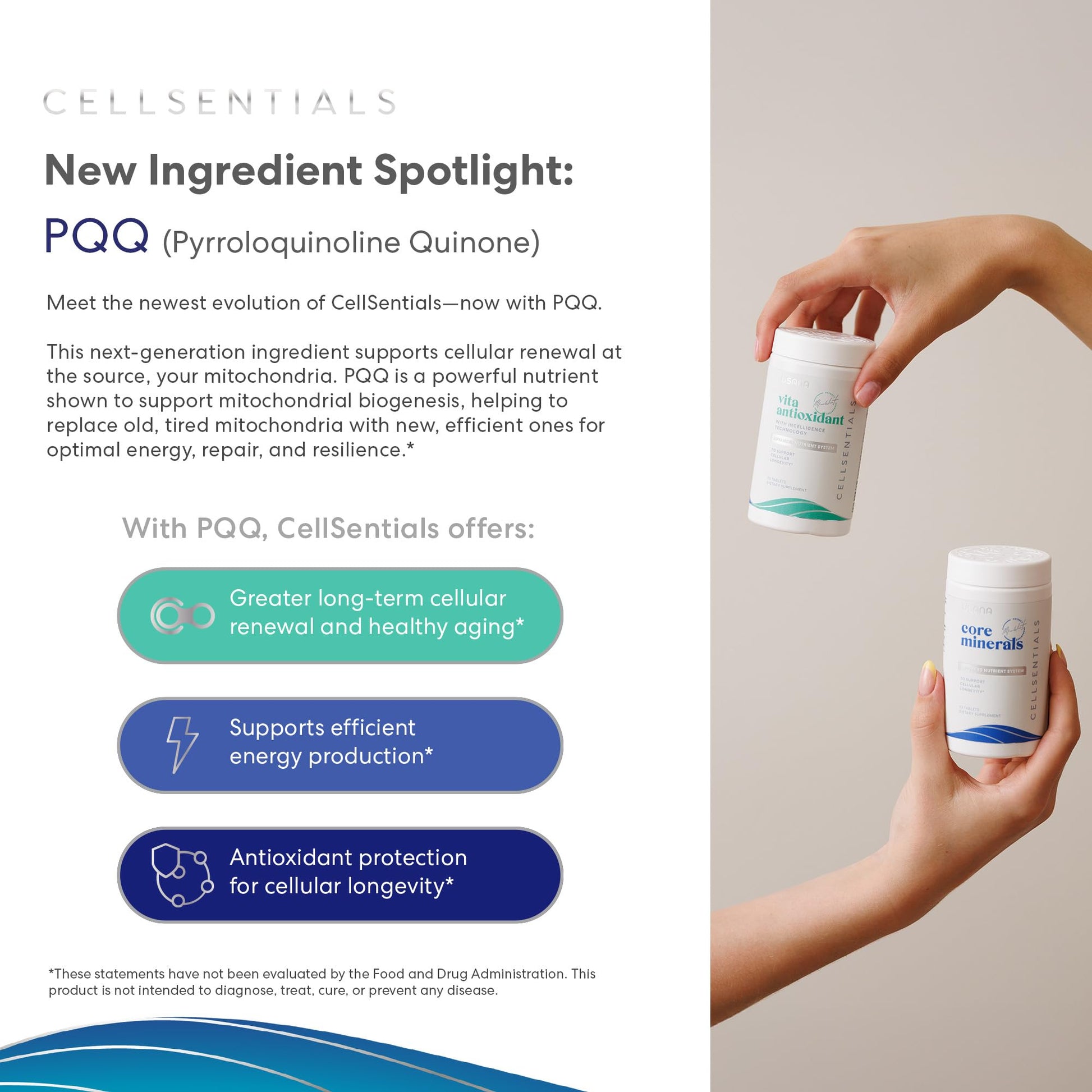USANA CellSentials - Core Minerals and Vita Antioxidant with InCelligence Technology to Support Total Body Health* - 112 Tablets Per Bottle - 28 Day Supply USANAAu supplements