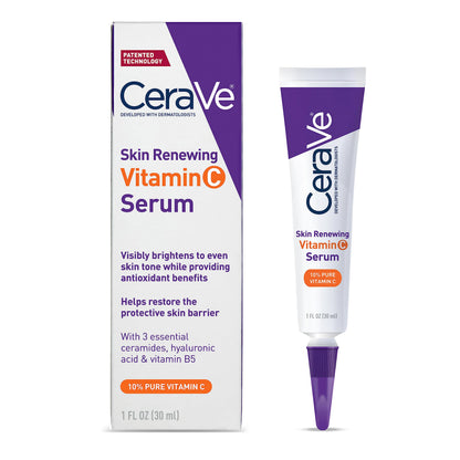 CeraVe Vitamin C Serum with Hyaluronic Acid | Skin Brightening Serum for Face CeraVeUS supplements