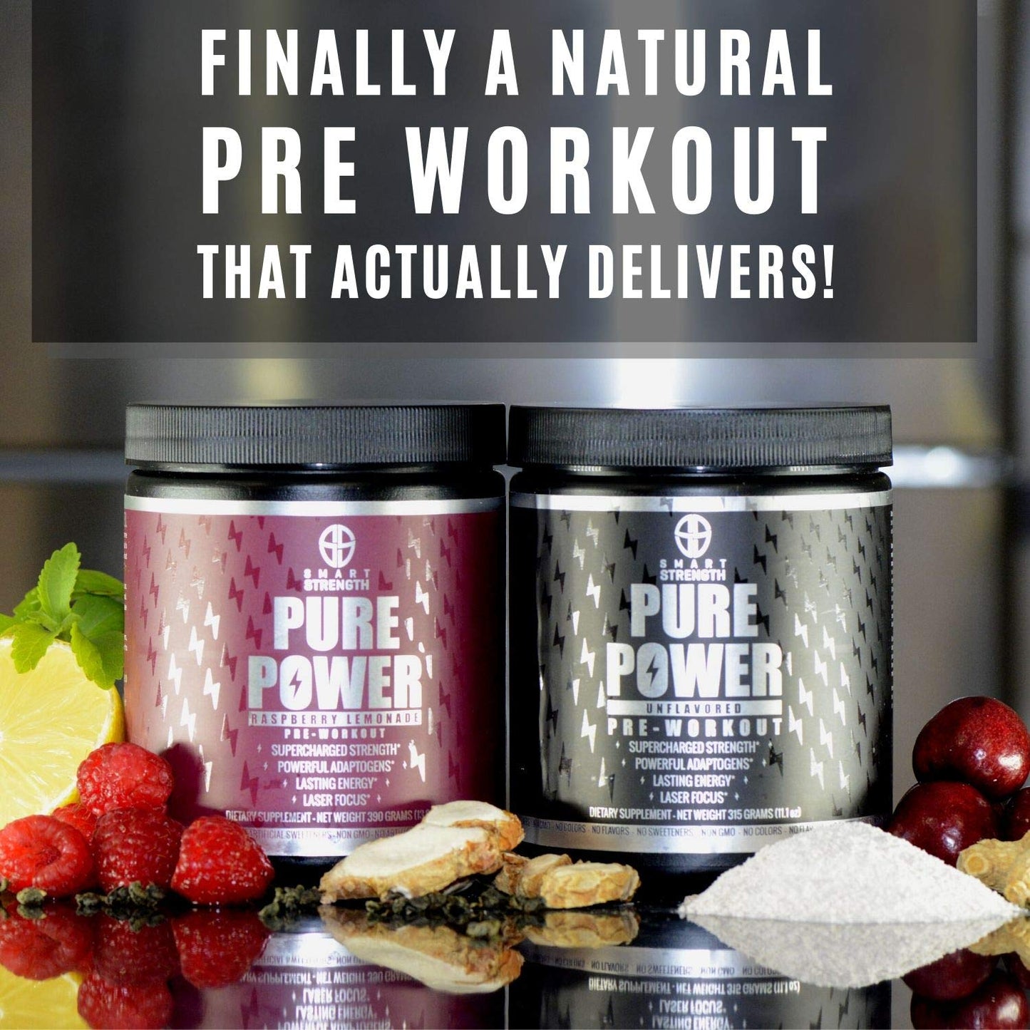 Pre Workout, Best All Natural PreWorkout Supplement. Pure Power, Healthy Pump, Clean SMART STRENGTHUS supplements