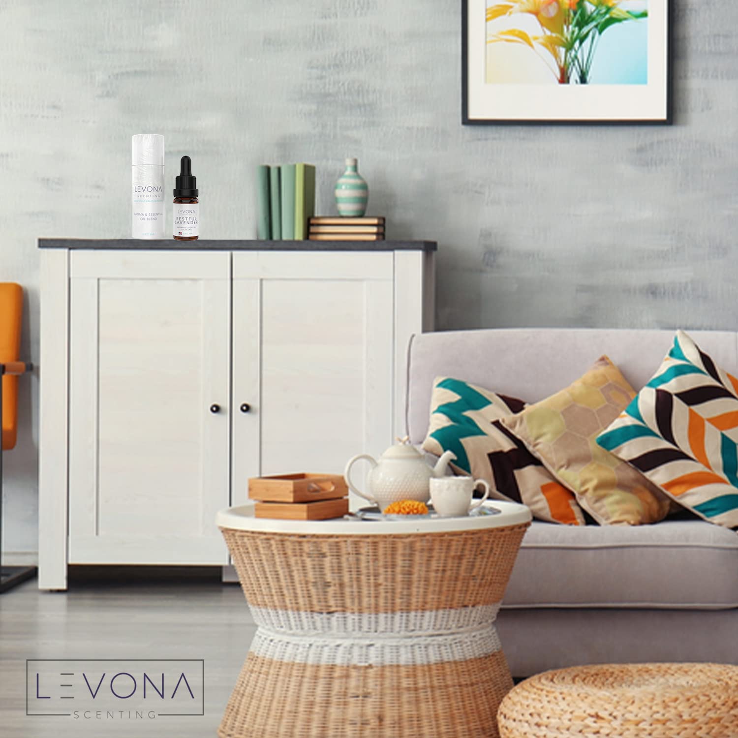 Levona Scents Pure Essential Oils for Diffusers for Home Luxury Scents - Restful Lavender Essential Oil LEVONA SCENTAu supplements