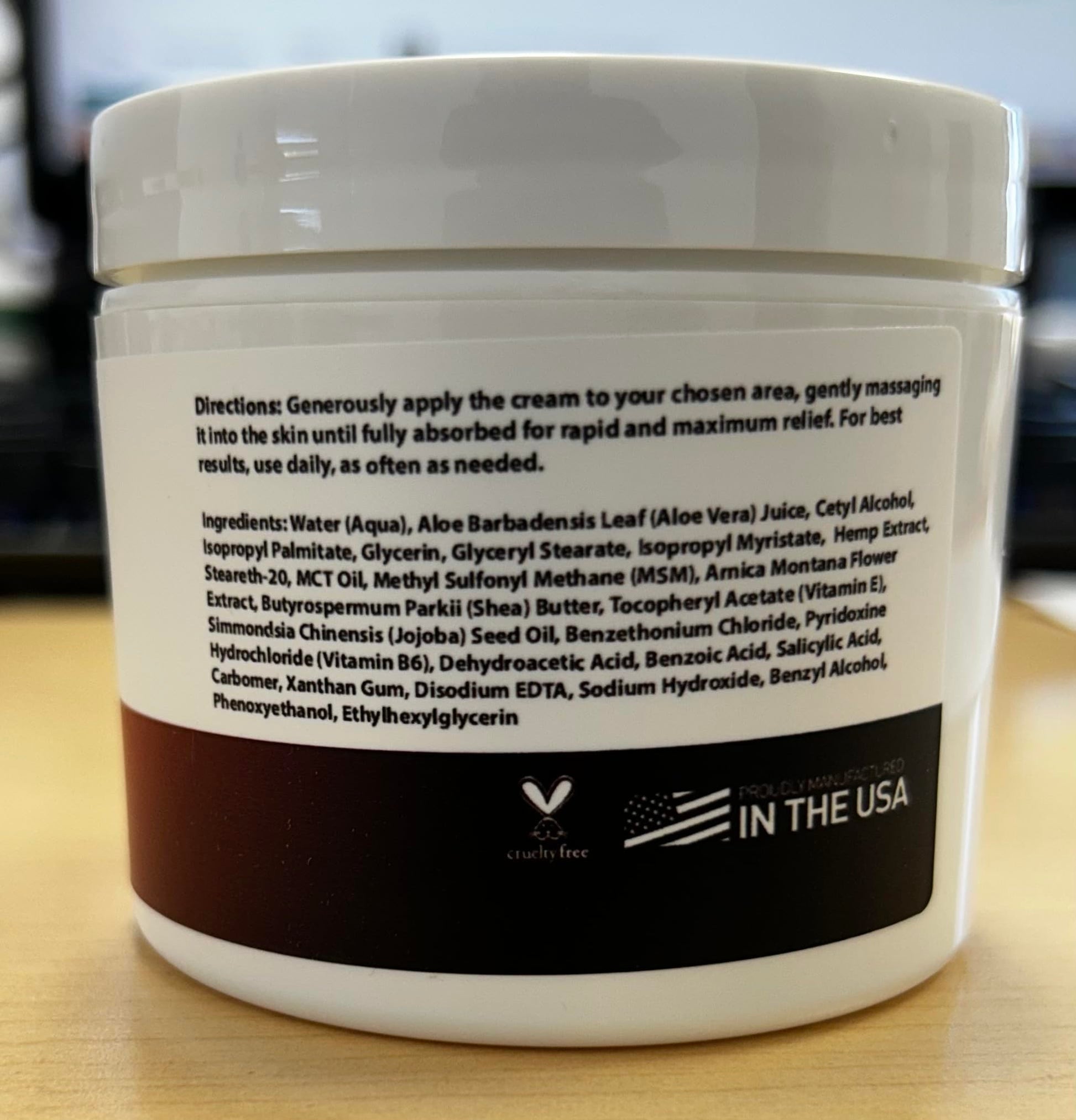 Medical Miracles Hemp Cream - Ideal for Hips, Joints, Neck, Back, Elbows, Fingers, Hands, and Knees (1000mg) Now NEW 4OZ Size Medical MiraclesAu supplements