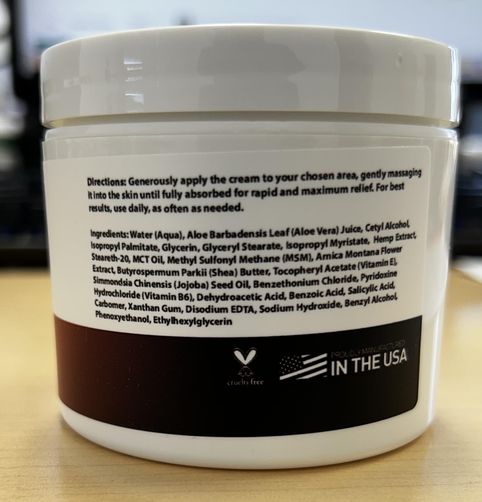 Medical Miracles Hemp Cream - Ideal for Hips, Joints, Neck, Back, Elbows, Fingers, Hands, and Knees (1000mg) Now NEW 4OZ Size Medical MiraclesAu supplements