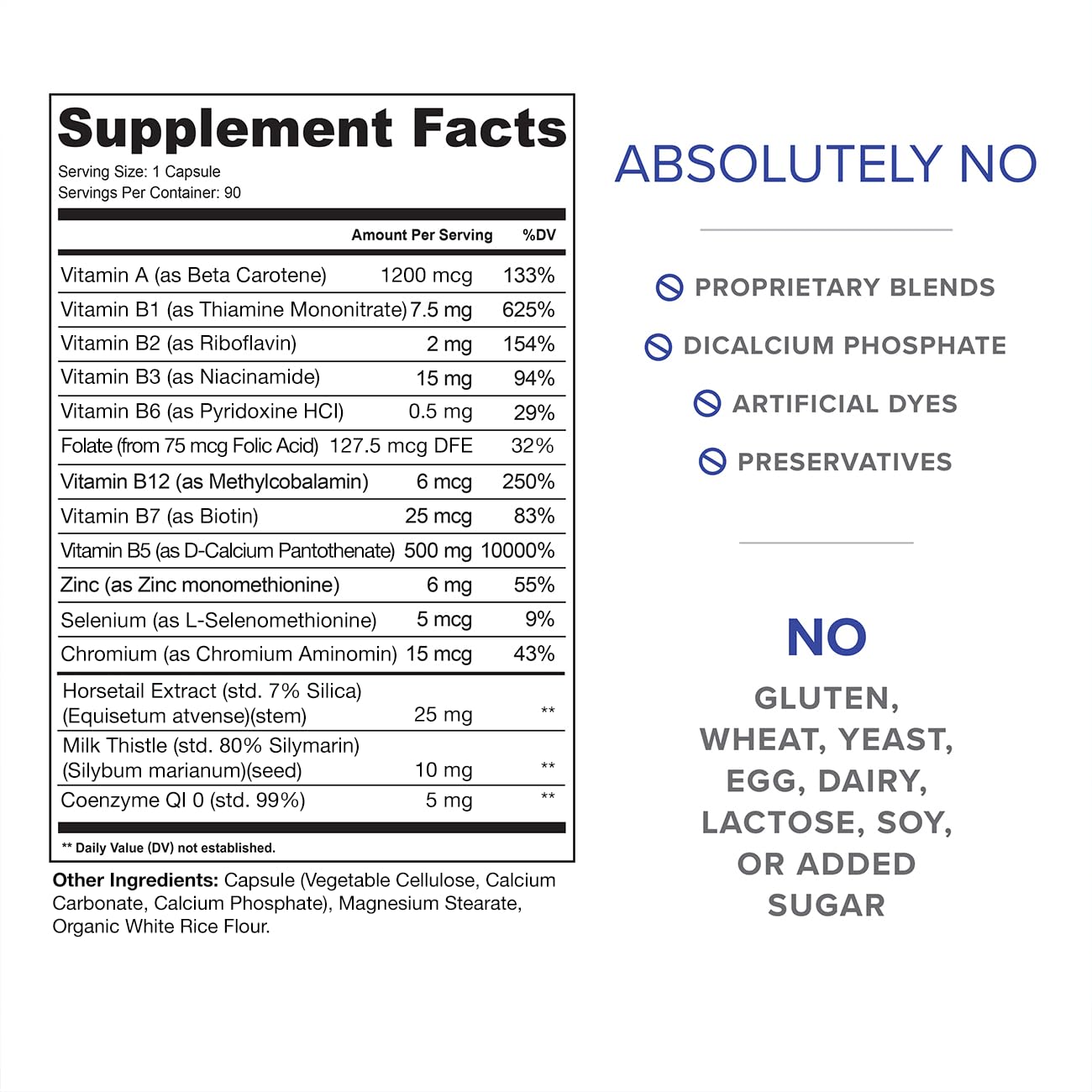 ClearZine Acne Pills for Teens & Adults | Clear Skin Supplement, Vitamins for Hormonal & Cystic Acne | Stop Breakouts, Oily Skin and Zits, 90 Caps ClearZineAu supplements