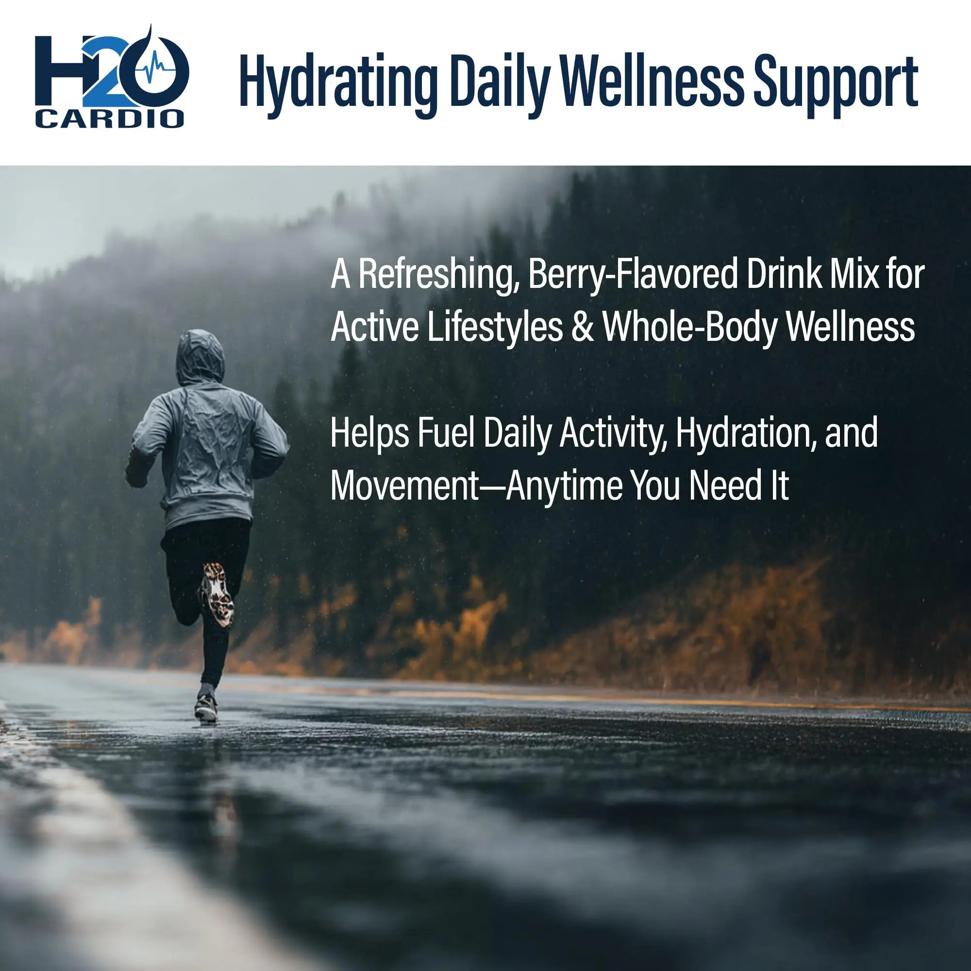 H2O Cardio | Nitric Oxide Supplement Drink | Wellness & Hydration Support | Arginine & Citrulline Powder | Berry Flavored Drink Mix for Daily Activity | Net Wt. 3.35 Ounces H2O CARDIOAu supplements