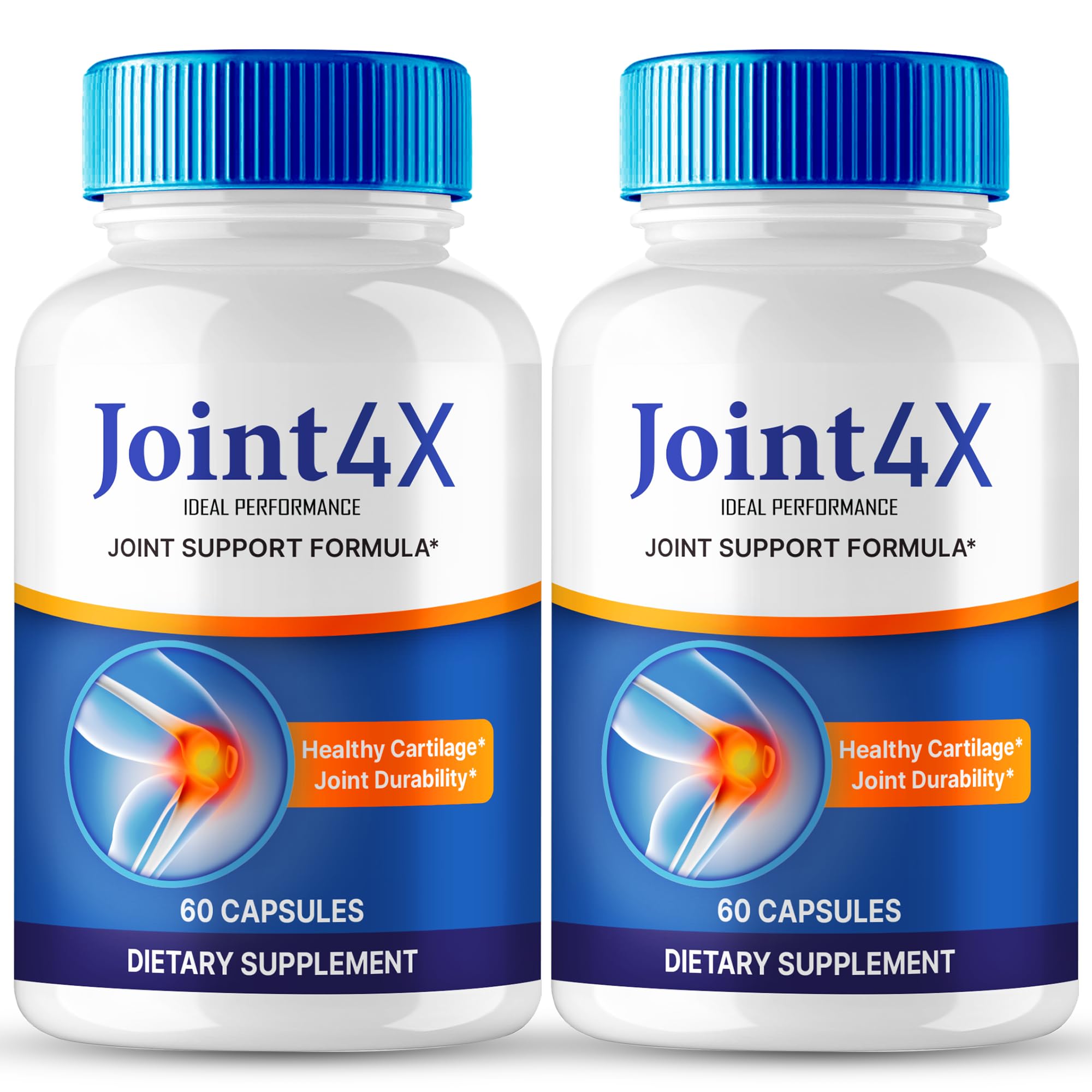 IDEAL PERFORMANCE Joint4X Joint Support Capsules, Official Joint-4X Supplement Pills, All-Natural Formula to Fortify Bones and Bolster Flexibility - Maximum Strength, Joint 4X Pills Reviews (2 Pack) IDEAL PERFORMANCEAu supplements
