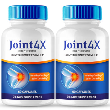 IDEAL PERFORMANCE Joint4X Joint Support Capsules, Official Joint-4X Supplement Pills, All-Natural Formula to Fortify Bones and Bolster Flexibility - Maximum Strength, Joint 4X Pills Reviews (2 Pack) IDEAL PERFORMANCEAu supplements