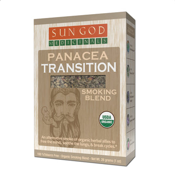 Panacea Transition Natural Herbal| Smoking Blend for Relaxation & Enjoyment | Aromatic Mixture | 1 oz. Sun God MedicinalsAu supplements