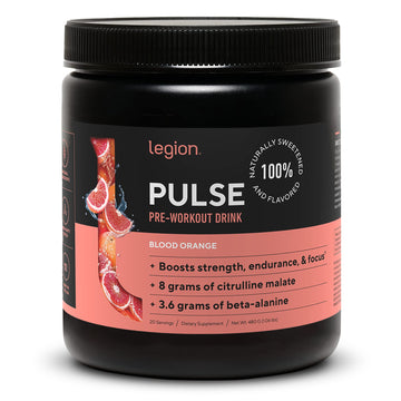 LEGION Pulse Pre Workout Supplement - All Natural Nitric Oxide Preworkout Drink LEGIONAu supplements