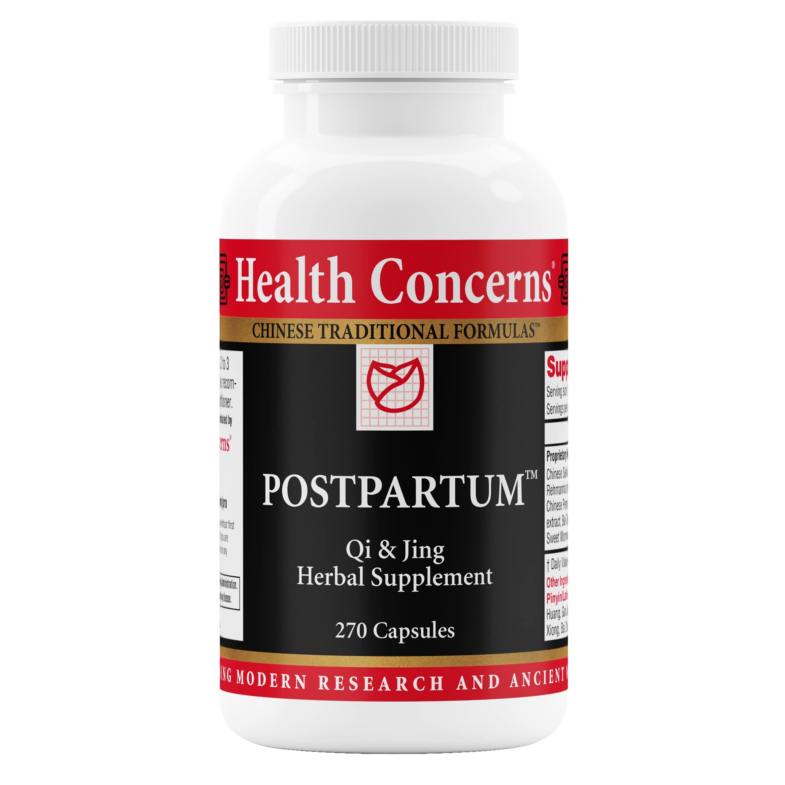 Health Concerns Postpartum – Recovery Support & Women's Hormonal Balance – Uterine Cleansing – Chinese Herbal Supplement for After Childbirth, Miscarriage or Surgery – 270 Capsules Health ConcernsAu supplements