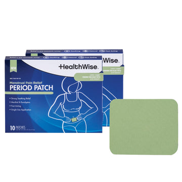 HealthWise Menstrual Pain Relief Bundle | Twenty 10% Menthol + Eucalyptus Period Patches | Generous XL Size Patch | Natural, Therapeutic Care at Home HealthWiseAu supplements