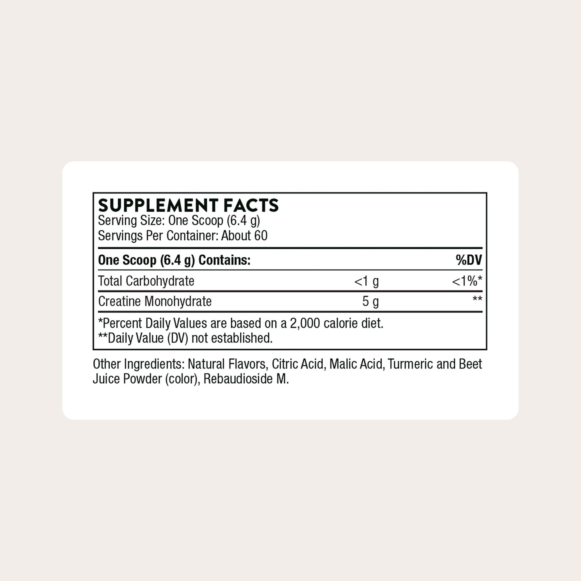 THORNE Creatine - Micronized Creatine Monohydrate Powder - Support for Muscles & Cognitive Function* - for Women & Men - Pineapple Orange - NSF Certified for Sport - 5 g per Serving - 60 Servings THORNEAu supplements